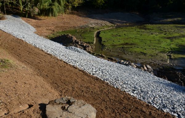 Landscape Swales Installation in Cedar Park